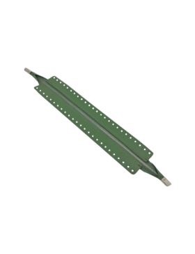 Zamek do toreb skórzany naturalny - Jucht - 40 cm - ZZ30