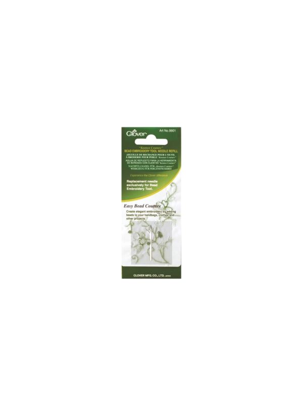 Igła wymienna do haftu koralikami CLOVER - 9901