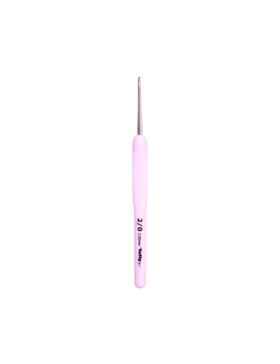 Szydełko aluminiowe z ergonomiczną rączką japońskie TULIP - Etimo Rose
