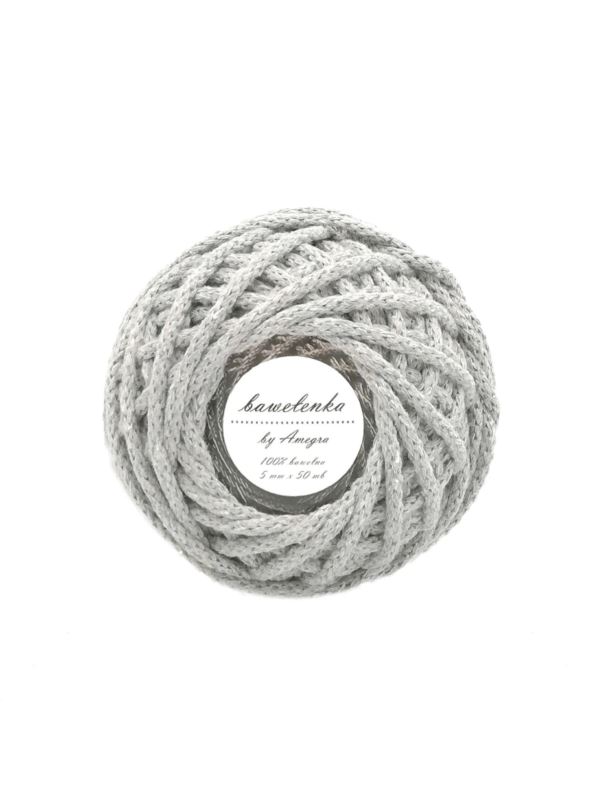 Sznurek bawełniany - Bawełenka - 5 mm - 50mb/opak.