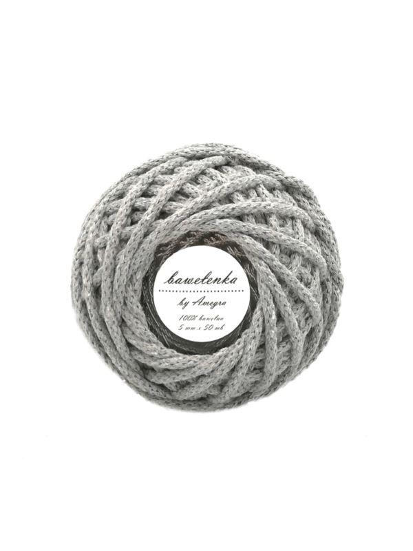 Sznurek bawełniany - Bawełenka - 5 mm - 50mb/opak.