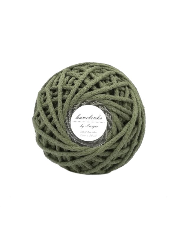 Sznurek bawełniany - Bawełenka - 5 mm - 50mb/opak.