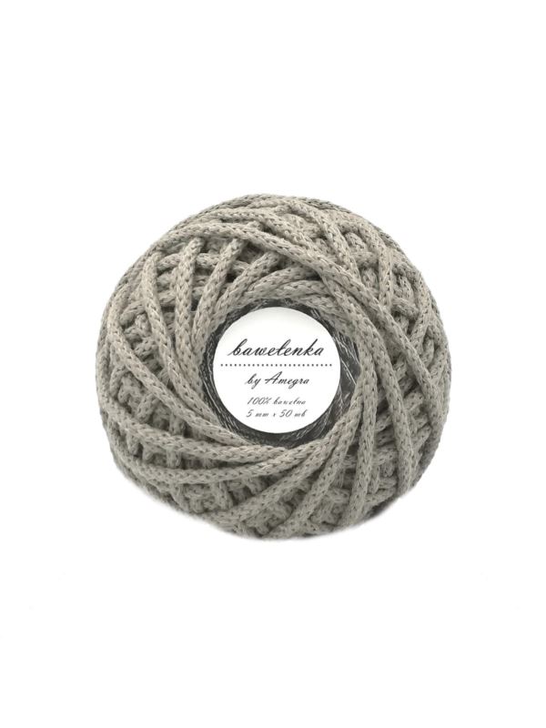 Sznurek bawełniany - Bawełenka - 5 mm - 50mb/opak.
