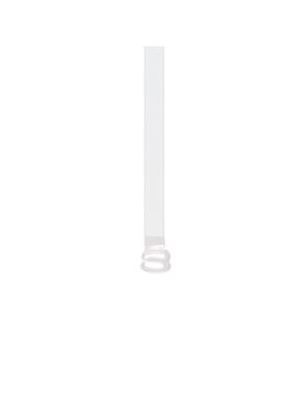 Ramiączka silikonowe z plastikowymi zaczepami JULIMEX - 8 mm - transparentne - RT-02 - 5par/opak.