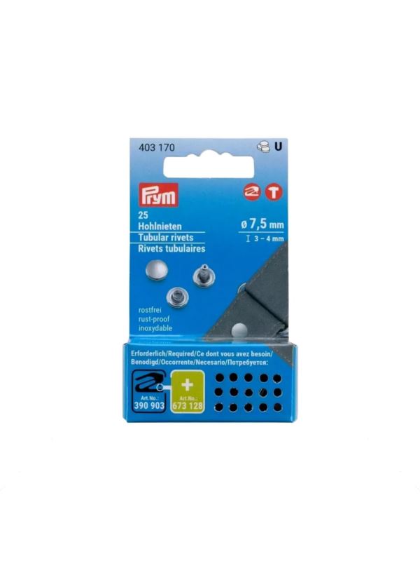 Nity kaletnicze PRYM - 3-4 mm - 403170 - 25szt./opak.