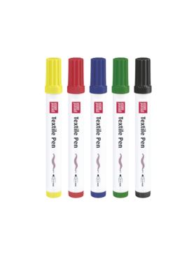 Zestaw flamastrów do tkanin grubych KNORR PRANDELL - Basic - 9245099 - 5szt./opak.