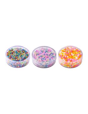 Koraliki szklane w pudełku KNORR PRANDELL - 2,5 mm - mix - 17g/opak.