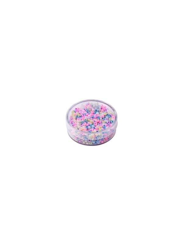 Koraliki szklane w pudełku KNORR PRANDELL - 2,5 mm - mix - 17g/opak.