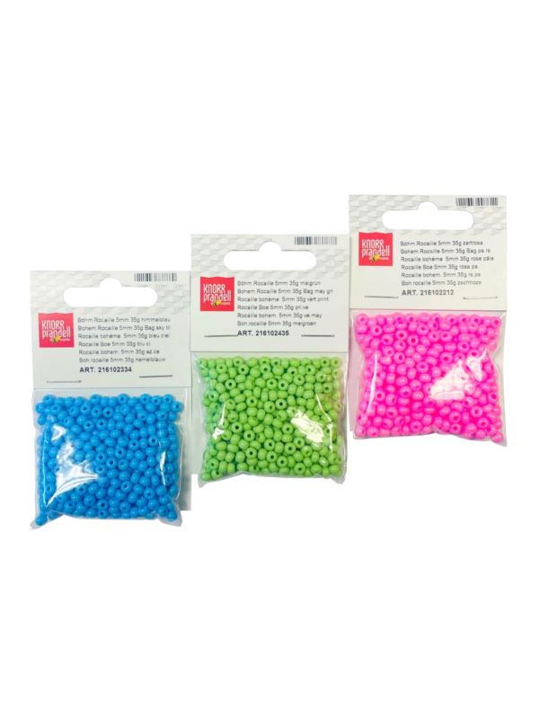 Koraliki szklane KNORR PRANDELL - 5 mm - 35g/opak.