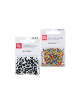Koraliki szklane KNORR PRANDELL - 2,5 mm - mix - 20g/opak.