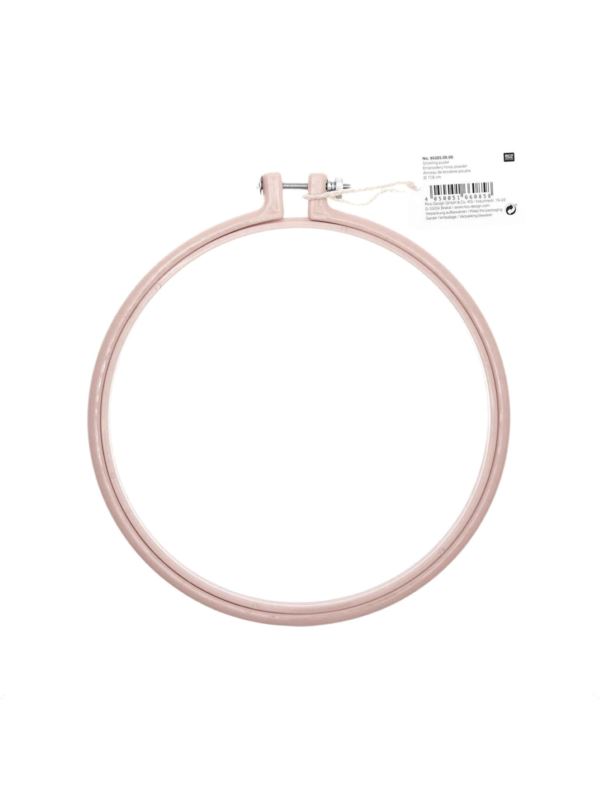 Tamborek plastikowy RICO DESIGN - 178 mm - pudrowy - 95325.00.00