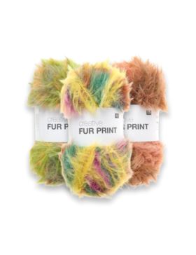 Włóczka - Rico Design - Creative Fur Print - 500g/opak.