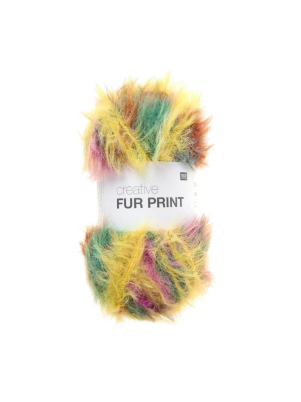 Włóczka - Rico Design - Creative Fur Print - 500g/opak.