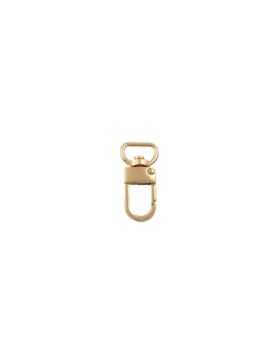 Karabińczyk metalowy - 13 mm - złoty - KLT-021 (05004) - 5szt./opak.