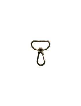 Karabińczyk metalowy - 26 mm - złoty - KLT-025 (05010) - 5szt./opak.