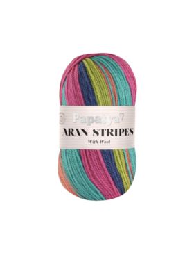 Włóczka - Papatya - Aran Stripes - 0,5kg/opak.