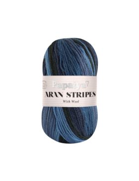 Włóczka - Papatya - Aran Stripes - 0,5kg/opak.