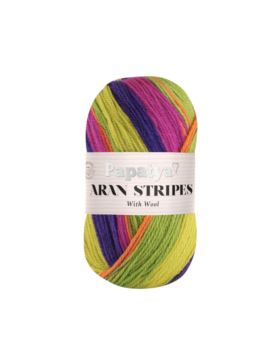 Włóczka - Papatya - Aran Stripes - 0,5kg/opak.