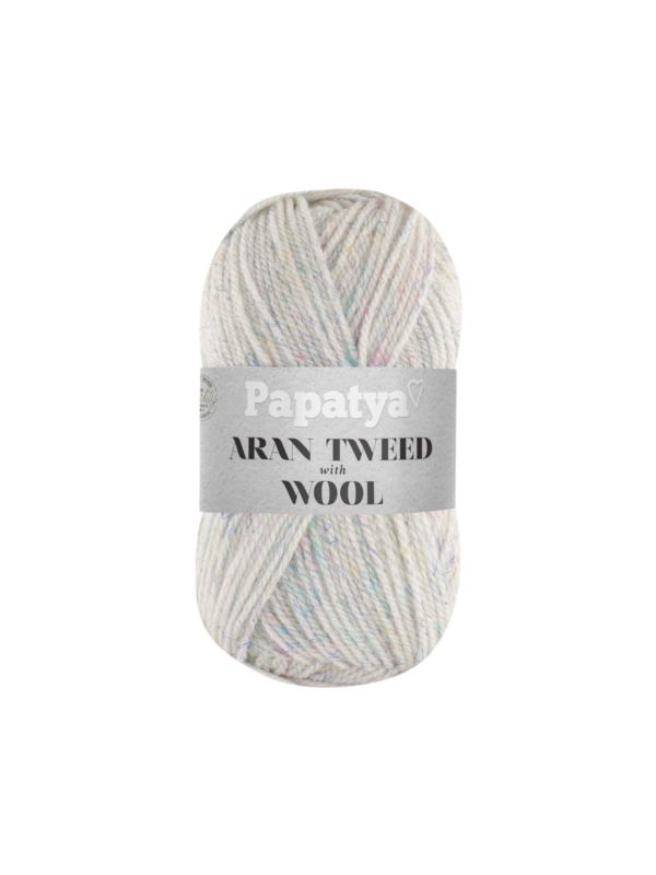 Włóczka - Papatya - Aran Wool Tweed - 0,5kg/opak.