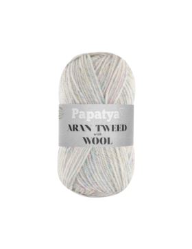 Włóczka - Papatya - Aran Wool Tweed - 0,5kg/opak.