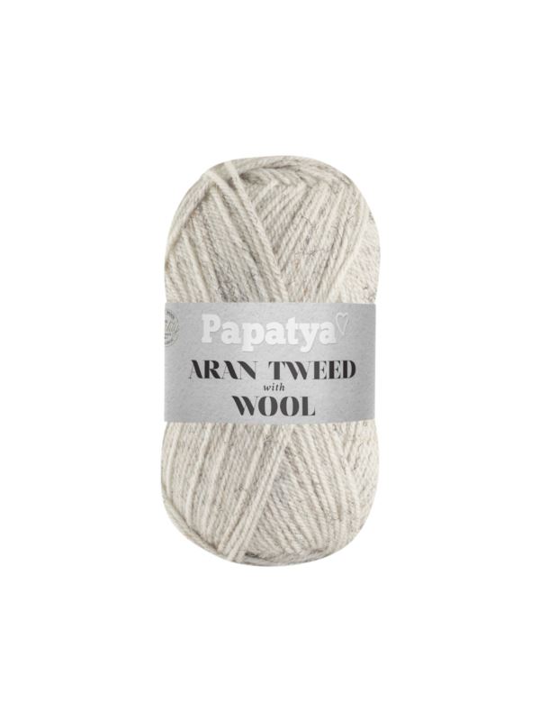 Włóczka - Papatya - Aran Wool Tweed - 0,5kg/opak.