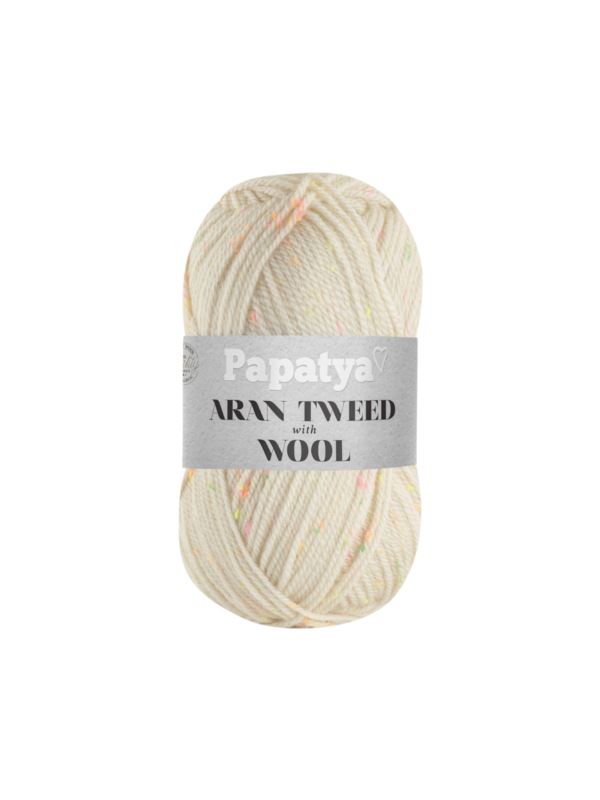 Włóczka - Papatya - Aran Wool Tweed - 0,5kg/opak.