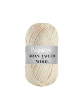 Włóczka - Papatya - Aran Wool Tweed - 0,5kg/opak.