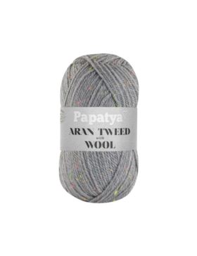 Włóczka - Papatya - Aran Wool Tweed - 0,5kg/opak.