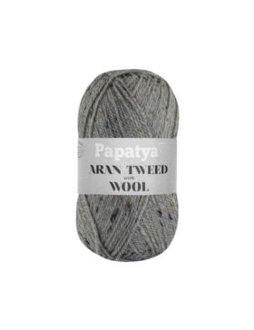 Włóczka - Papatya - Aran Wool Tweed - 0,5kg/opak.