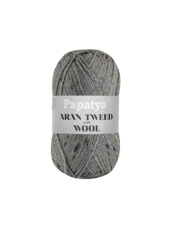 Włóczka - Papatya - Aran Wool Tweed - 0,5kg/opak.