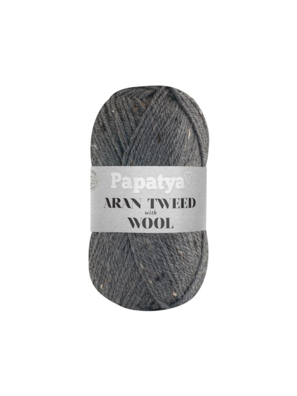 Włóczka - Papatya - Aran Wool Tweed - 0,5kg/opak.
