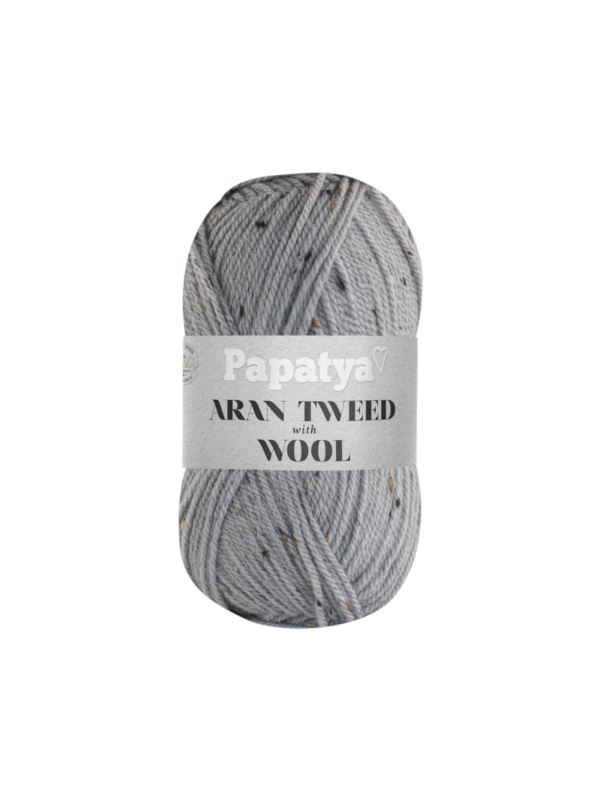 Włóczka - Papatya - Aran Wool Tweed - 0,5kg/opak.
