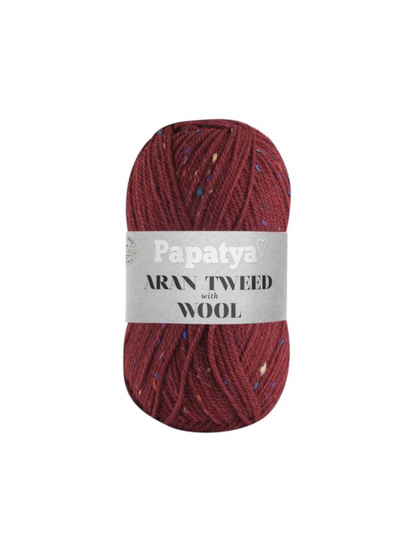 Włóczka - Papatya - Aran Wool Tweed - 0,5kg/opak.