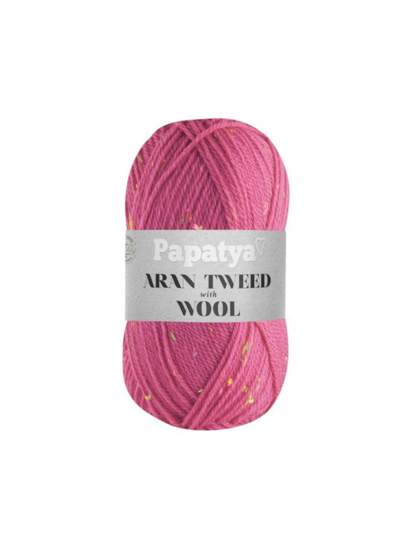 Włóczka - Papatya - Aran Wool Tweed - 0,5kg/opak.