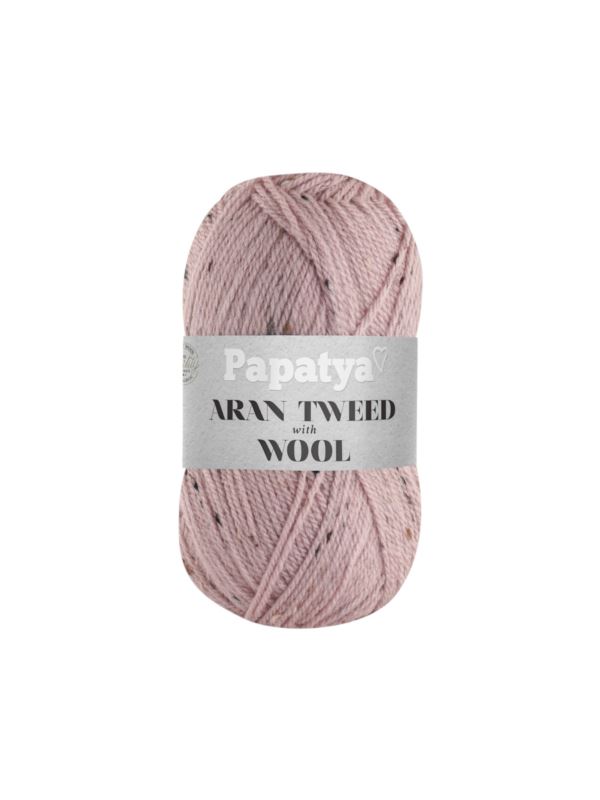 Włóczka - Papatya - Aran Wool Tweed - 0,5kg/opak.