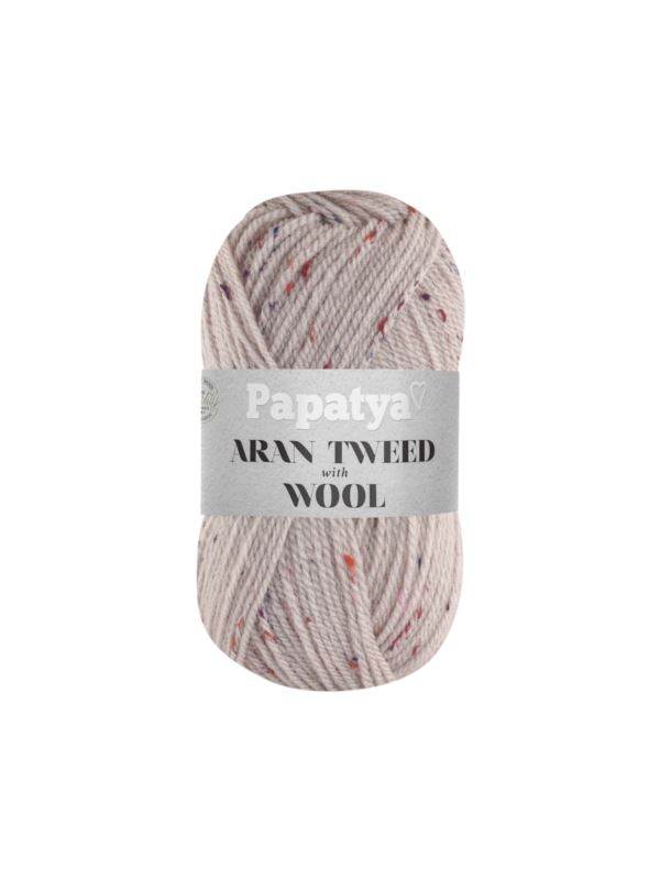 Włóczka - Papatya - Aran Wool Tweed - 0,5kg/opak.