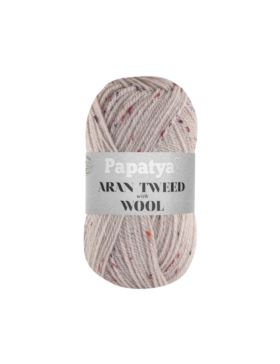Włóczka - Papatya - Aran Wool Tweed - 0,5kg/opak.