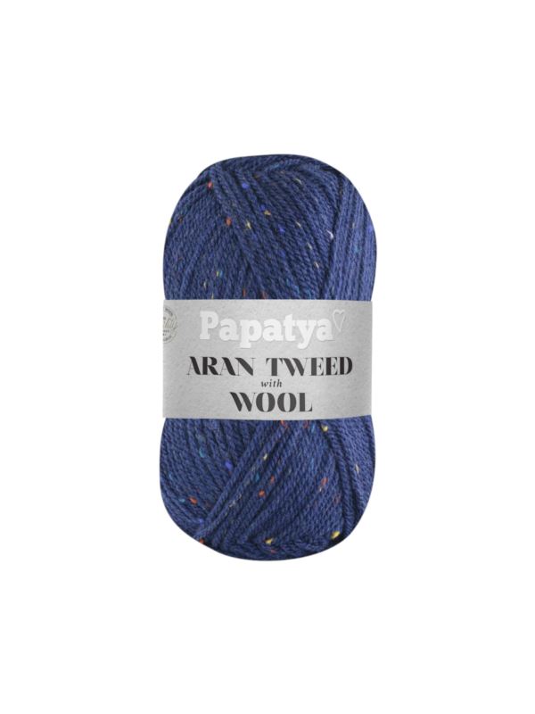 Włóczka - Papatya - Aran Wool Tweed - 0,5kg/opak.