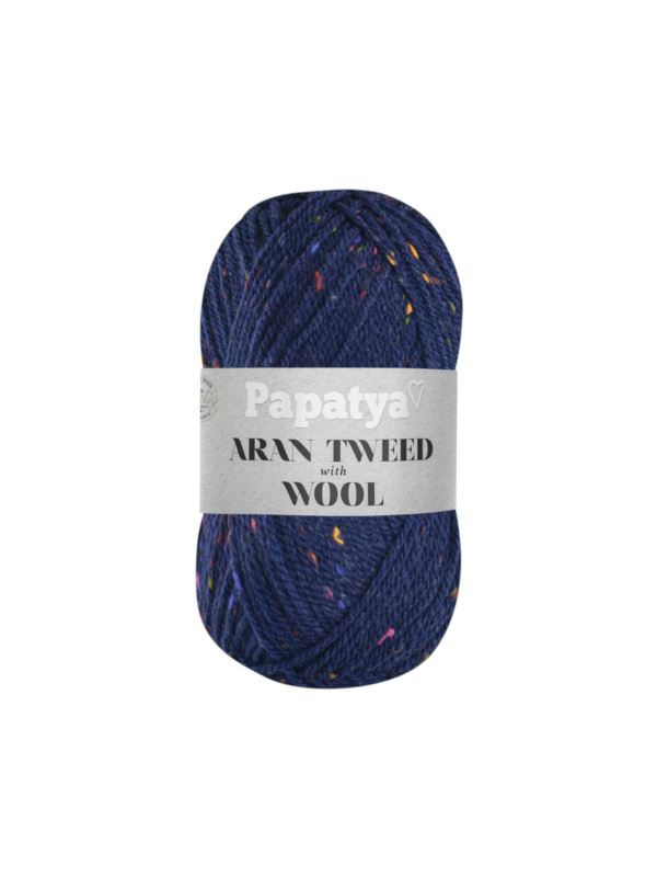 Włóczka - Papatya - Aran Wool Tweed - 0,5kg/opak.