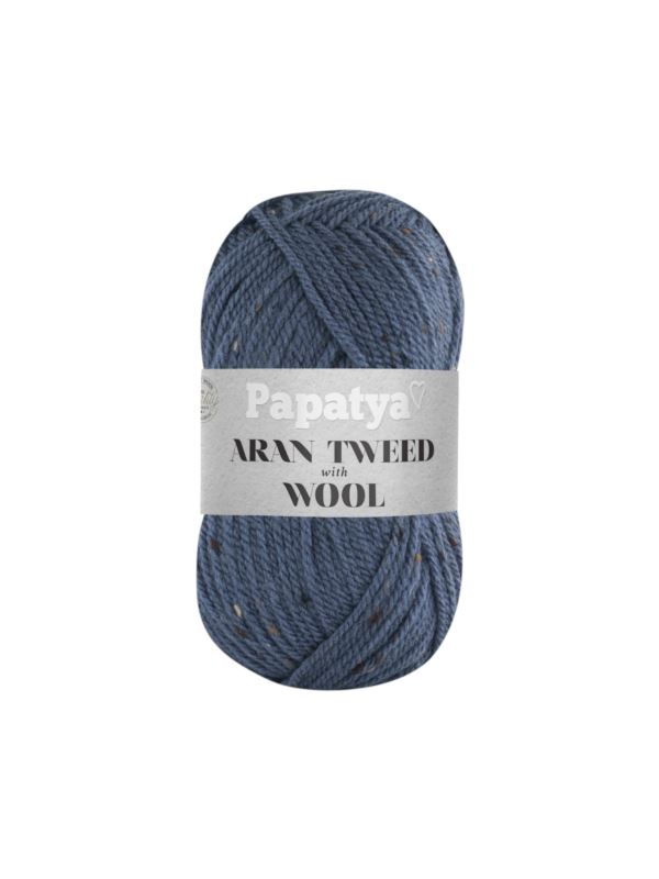 Włóczka - Papatya - Aran Wool Tweed - 0,5kg/opak.