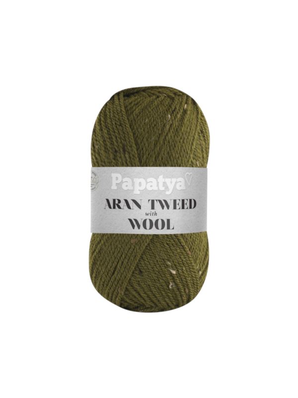 Włóczka - Papatya - Aran Wool Tweed - 0,5kg/opak.