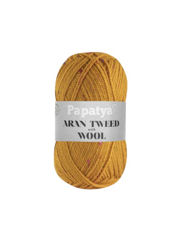 Włóczka - Papatya - Aran Wool Tweed - 0,5kg/opak.
