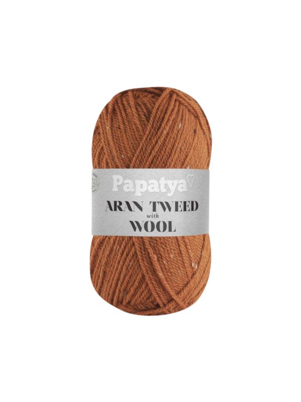 Włóczka - Papatya - Aran Wool Tweed - 0,5kg/opak.