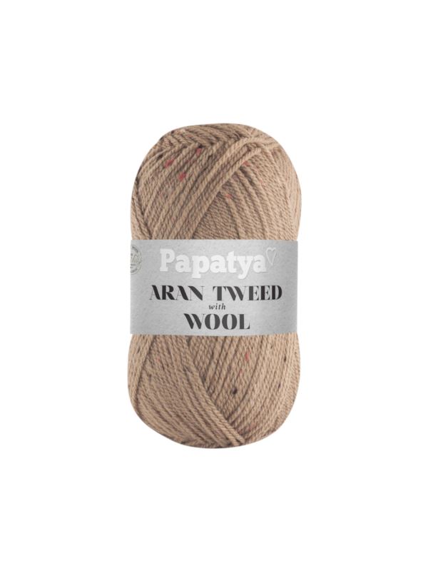 Włóczka - Papatya - Aran Wool Tweed - 0,5kg/opak.