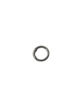 Karabińczyk metalowy okrągły - 25 mm - srebrny - KLT-004 (04141) - 5szt./opak.