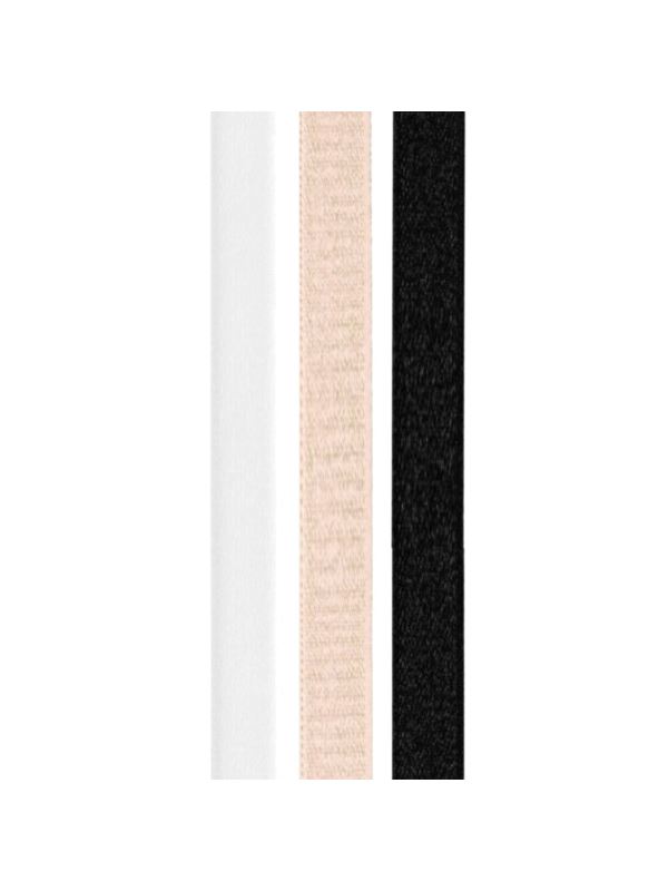 Ramiączka materiałowe JULIMEX - 12 mm - 5par/opak.