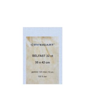 Kanwa lniana ZWEIGART - Belfast 32ct - 35x42 cm
