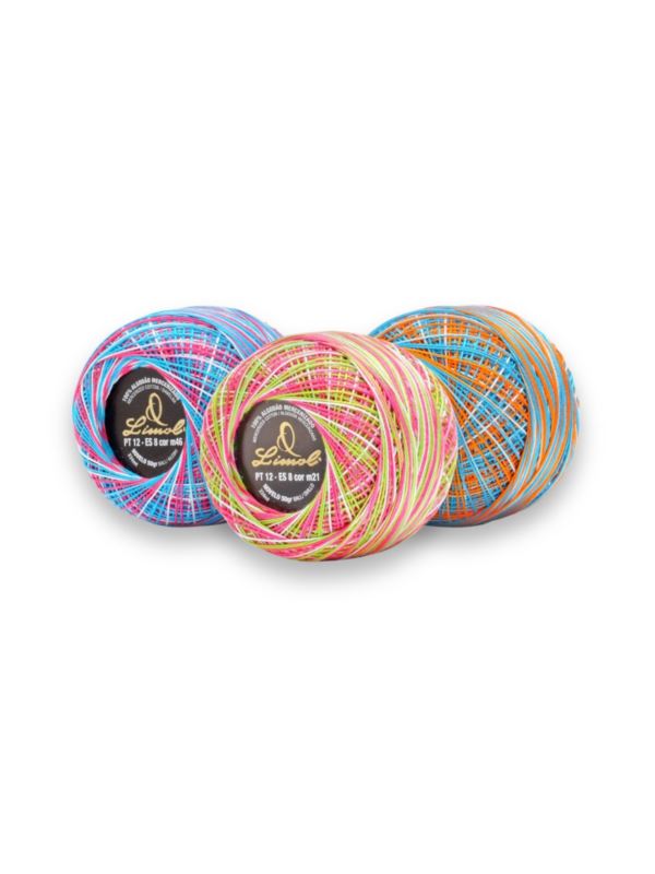 Kordonek LIMOL - Mercerizado - 100% bawełna - gr.12 - 334mb x 0,25kg/opak.