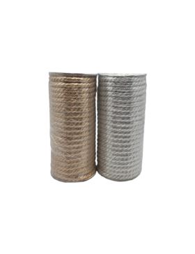 Sznur ozdobny metalizowany - 7 mm - FI-7/F - 20mb/opak.