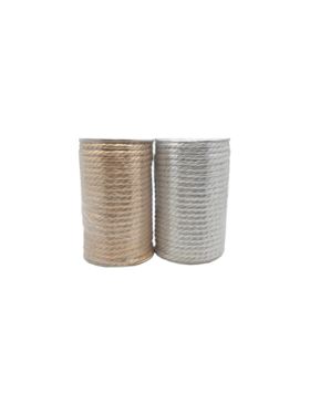 Sznur ozdobny metalizowany - 5 mm - FI-5/F - 20mb/opak.